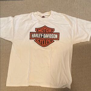 Harley-Davidson White Short Sleeve Tee